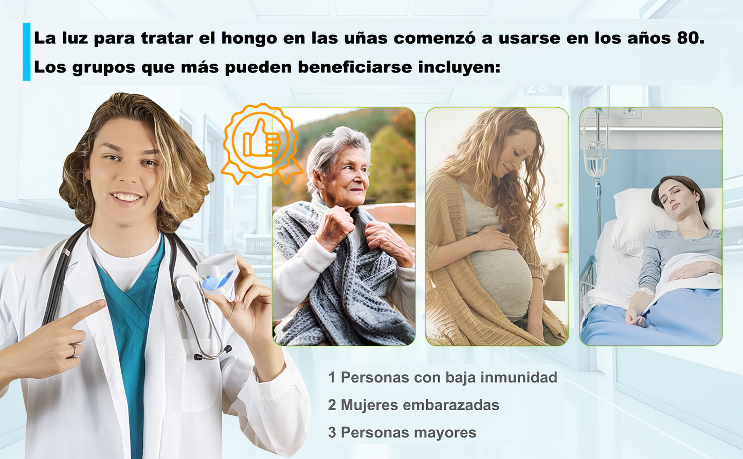 Dispositivo Láser Antihongos – Tratamiento Seguro desde Casa